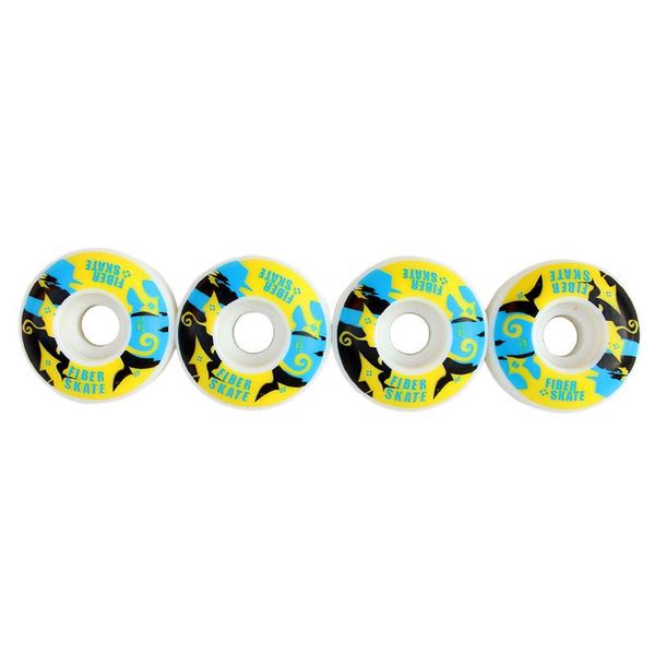 

skateboarding 4pcs/set skateboard wheels durable pu skate longboard double rocker
