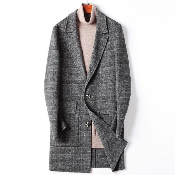 

men's wool & blends fashion products in autumn and winter 2021, Black