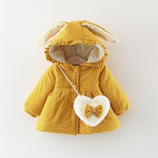 

new children coat baby girls winter coats full sleeve coat girl's warm baby jacket winter outerwear thick girl clothing lj201017, Blue;gray