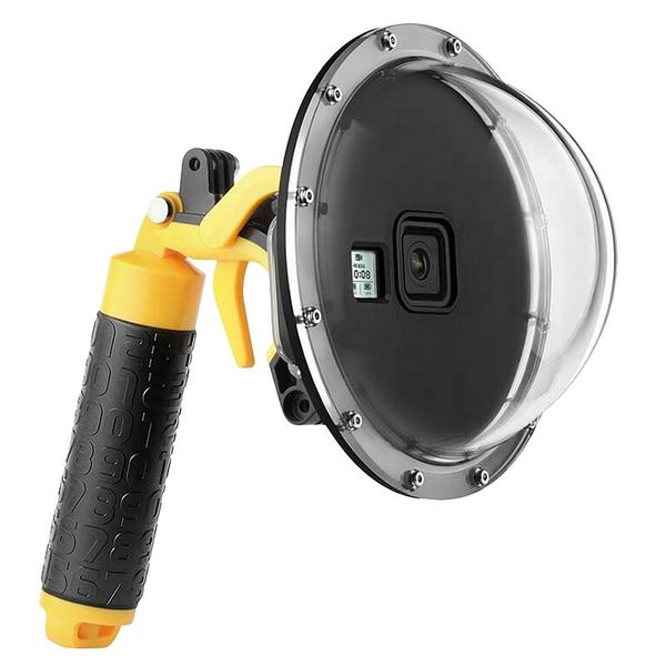 

diving e port waterproof housing case cover trigger float grip for hero 8 black go pro 8 accessory