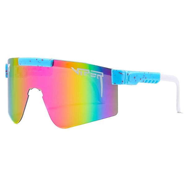 

sports windproof riding glasses colorful polarized sunglasses, White;black
