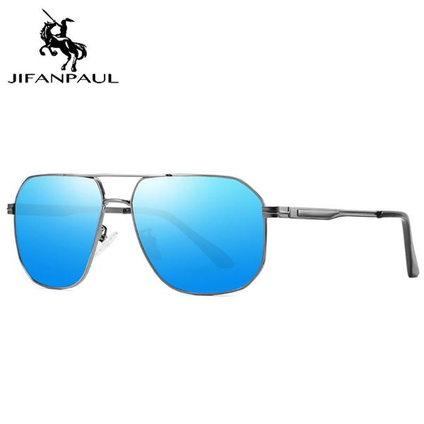 

sunglasses jifanpaul women brand men's vintage square polarized uv400 lens eyewear accessories male fashion sun glasses for men, White;black