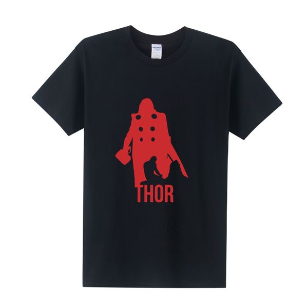 

the avengers thor summer new fashion short sleeve super hero clothing tees ot 196 sport hooded sweatshirt hoodie men t shirt