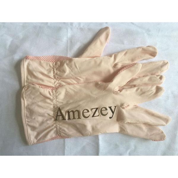 

amezey sunblock перчатки non-slip защита от ультрафиолетовых лучей вождения перчатки летний открытый для женщин и девочек, Blue;gray
