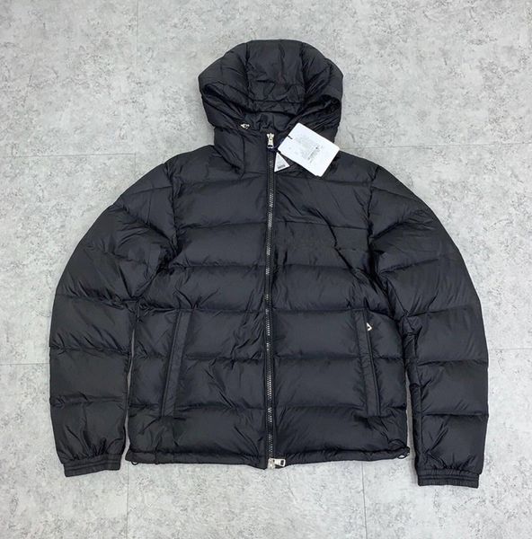 

2020 new fasion mens jackets windbreaker thick warm hooded letters embroidery casual fashion winter jacket down jacket europe size s-2xl, Black