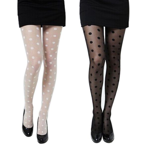 

selling product 2020 women sheer lace big dot pantyhose stockings tights dots socks support wholesale dropshipping#k20, Red;black