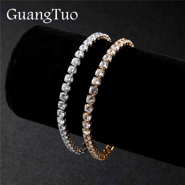 

l003 cz crystal bracelet bangle stretch bling single row rhinestones bracelets for women elasticity wedding bridal jewelry, Golden;silver