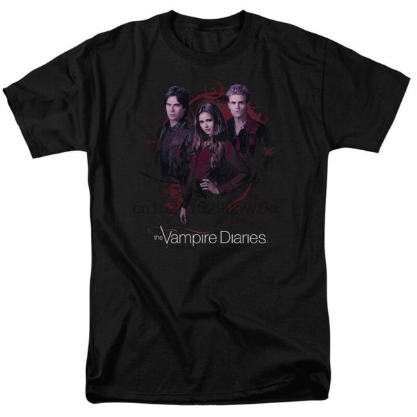

vampire diaries cast company of three licensed t-shirt all sizes sport hooded sweatshirt hoodie