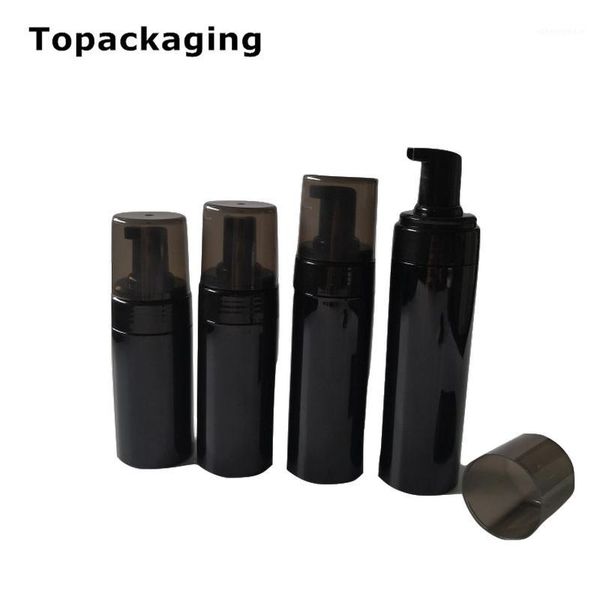 

100ml 120m 150ml 200ml plastic refillable travel foamer pump bottle body wash black soap foaming pumps pet diy liquid dish soap1