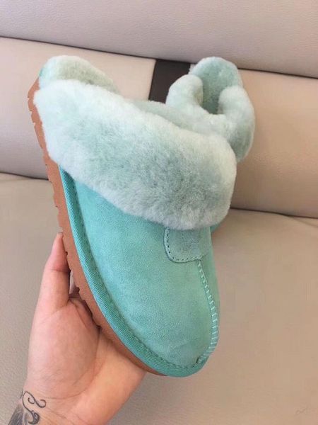 

2020 sell classic design 51250 warm slippers goat skin sheepskin snow boots martin boots short women boots keep warm shoes ing, Black