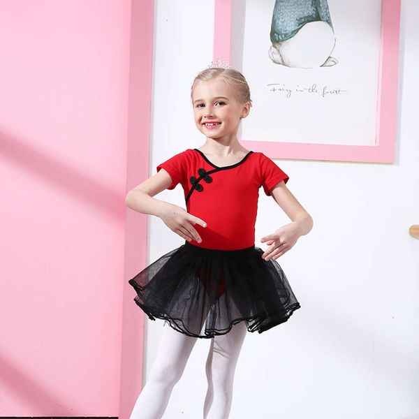 

sle ballet skirt chine children's practice little girl's dance drs, Blue