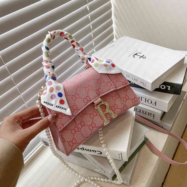 

2022 factory outlet summer pearl handbag fashionable women's shoulder bag yg70