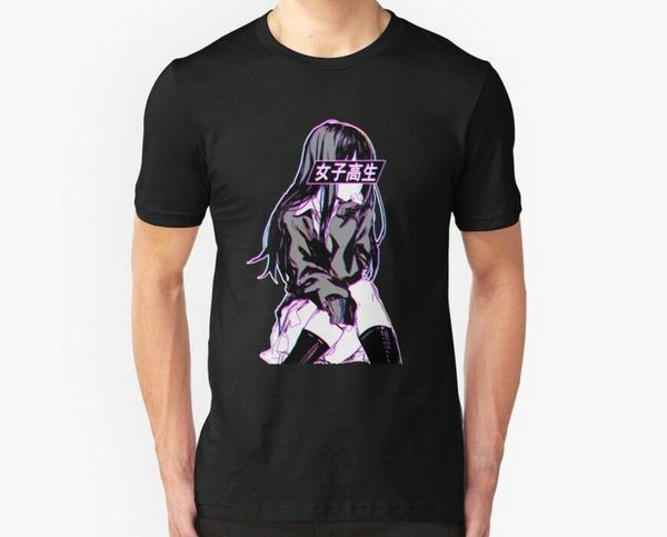 

new schoolgirl sad japanese anime aesthetic men's t-shirt 2019 summer new men's fashion t-shirt sport hooded sweatshirt hoodie