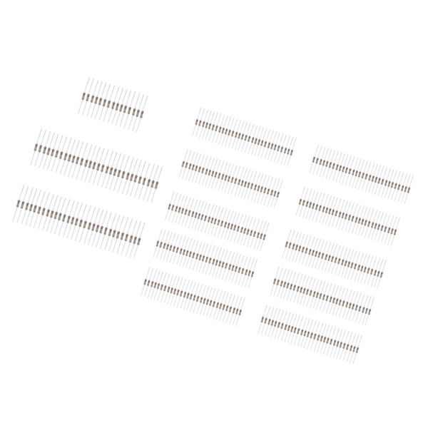 

75 pieces 3w 0.1-20 ohm + 300 pieces 2w 0.1-750 ohm carbon film resistors