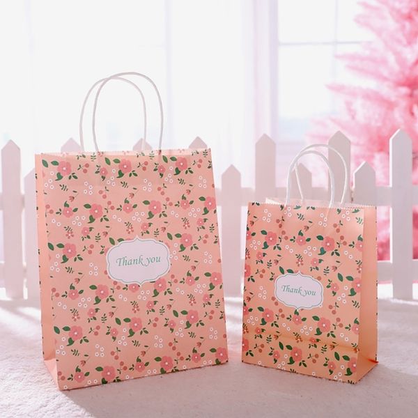 

festive party supplies holders christmas tote kraft paper gift wrapping bags containers for