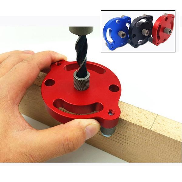 

vertical pocket hole jig 6/8/10mm wood dowelling self centering drill guide kit hole puncher locator jig for woodworking tool di1