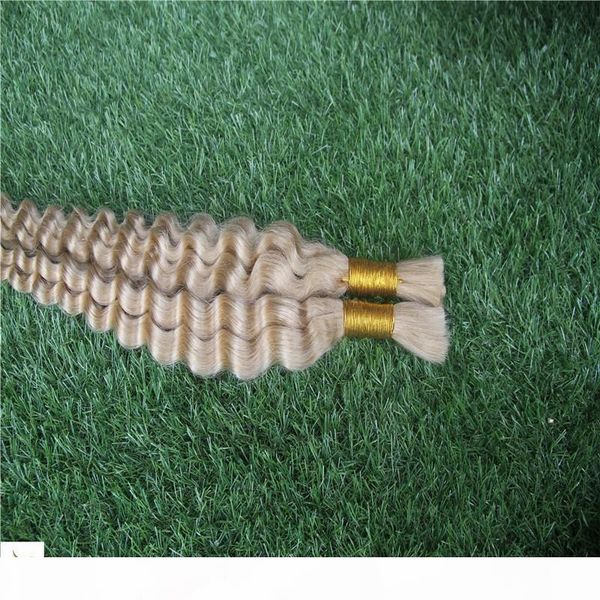 

golden brown color brazilian bulks hair extensions 100% human hair weave 10-30 inchs deep waev hair weaving, Black