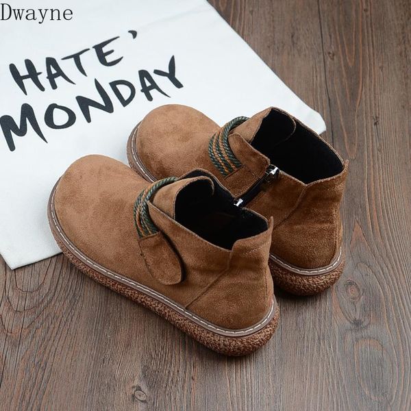 

harajuku martin boots british wind short boots 2020 new mori literary retro thick bottom women's ankle big head doll shoes, Black