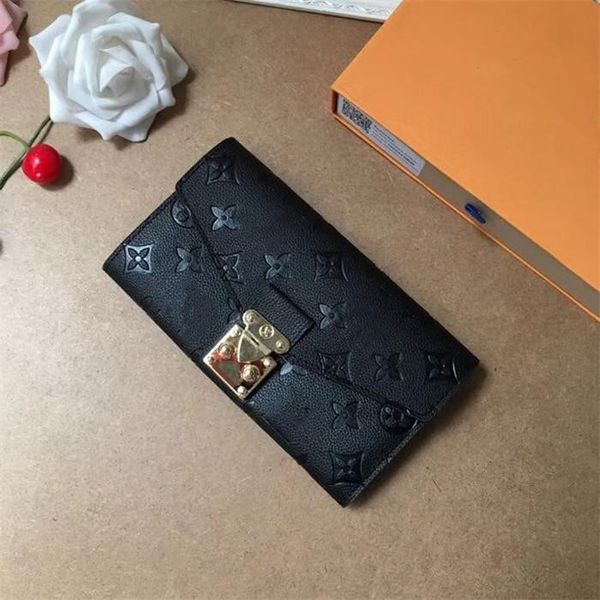 

2020 shpping wholesale lady long wallet multicolor designer coin purse card holder original box man women handbag