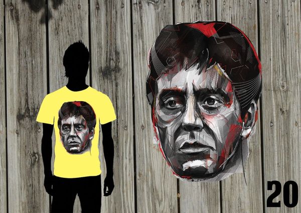 

summer style fashion casual tees al pacino pop art scarface vintage old happiness novelty sport hooded sweatshirt hoodie men t shirt