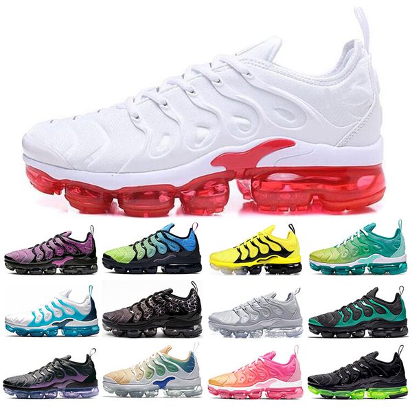 

new men running shoes for women sneaker triple white black sunset bumblebee lemon lime mens trainers sports shoes size 36-45, White;red