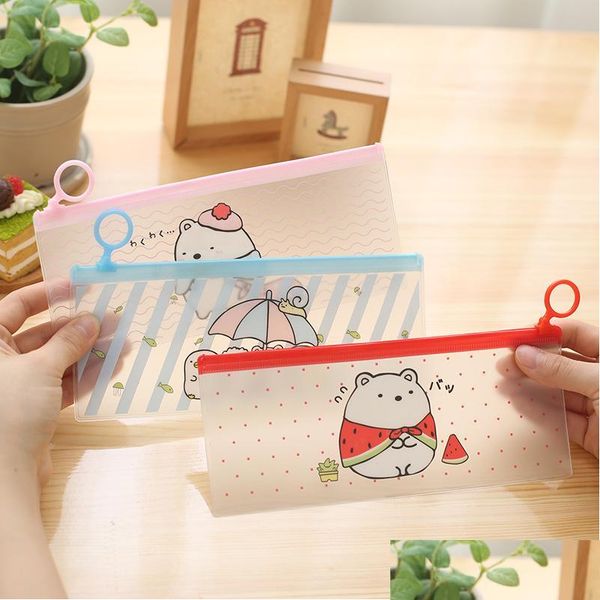 

wholesale- cute cartoon pencil case sealing ring simple crea bbylod bdesports