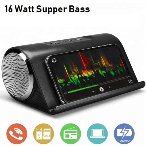 

lp-v9 portable bluetooth speaker big speaker subwoofer mobile phone bracket design card small audio plug u disk radio1