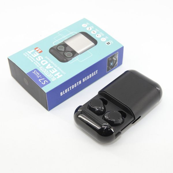 

s7 aluminum alloy tws ear 5.0 stereo earphuns fashion bluetooth headset