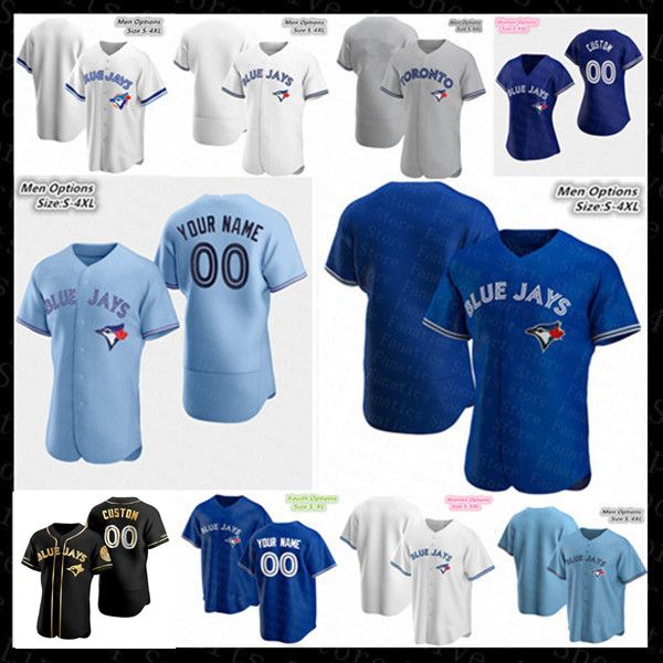 

toronto 2020 bo bichette jersey vladimir guerrero jr travis shaw shun yamaguchi roy halladay hyun-jin ryu cavan biggio anthony bass giles, Blue;black