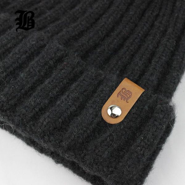 

flb] winter hat for women girls knitted wool beanies cap natural raccoon mink fur pom poms hat female bonnet femme skullies bbyzwu homebag, Black;white