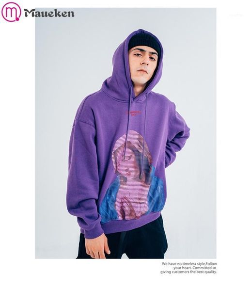 

men women hip hop hoodie sweatshirt virgin mary streetwear hoodie retro 2019 harajuku pullover autumn winter fleece sweat shirt1, Black