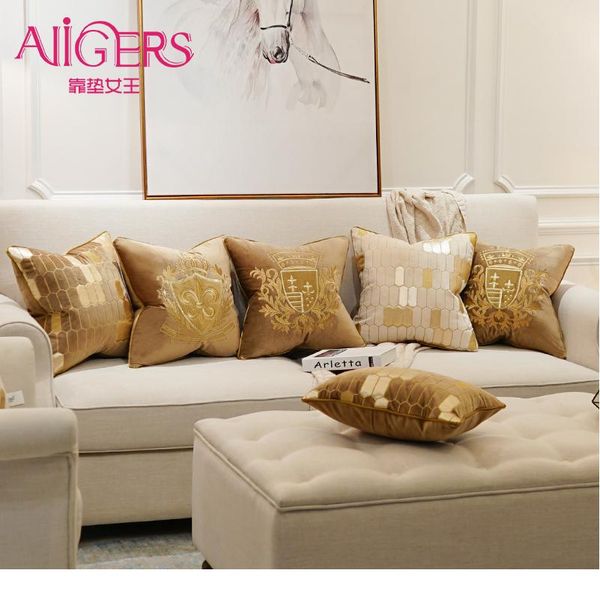

avigers embroidery velvet cushion cover luxury european pillow cover pillowcase geometry home decorative sofa chair thro wmteiv