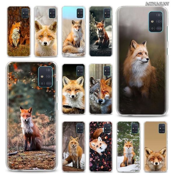 

animal fox autumn case coque for samsung galaxy note 20 ultra 5g 8 9 10 plus m01 m21 m31 m51 m30s m31s m20 m11 phone shell cover