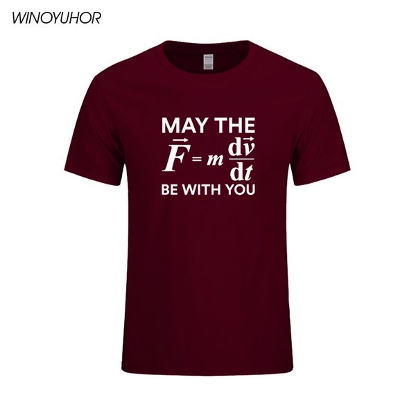 

may the f=mdv dt be with you funny physics science summer short sleeve geeks tees camisetas hombre hooded sweatshirt hoodie men t shirt