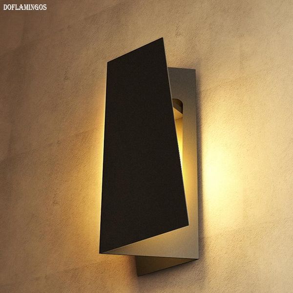 

wall lamp white black modern bedside e14 led living room bedroom decoration l creative nordic aisle fashion