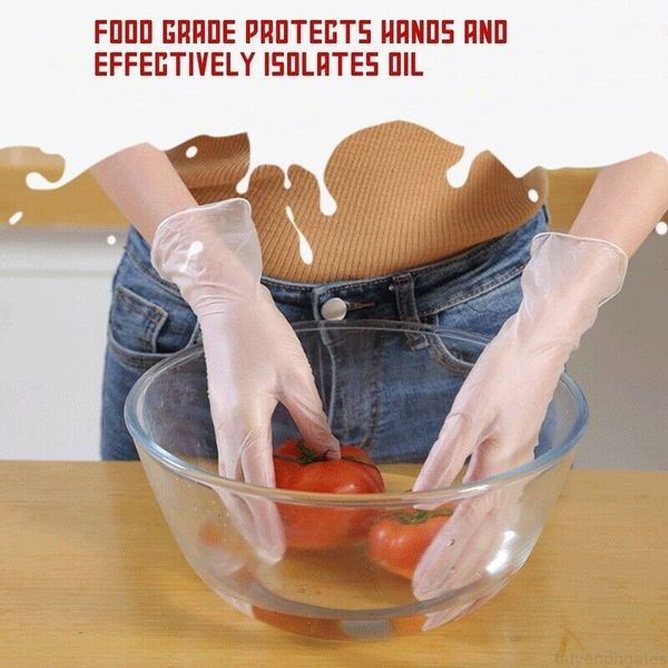 

disposable tattooing pvc wholesale transparent 100pcs glove cosmetic protective gloves gants de protection nitril