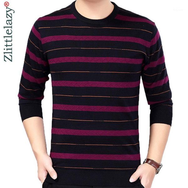 

2019 brand korean style thin striped pull sweater men wear jersey dress luxury pullover mens sweaters male spring fashions 240051, White;black