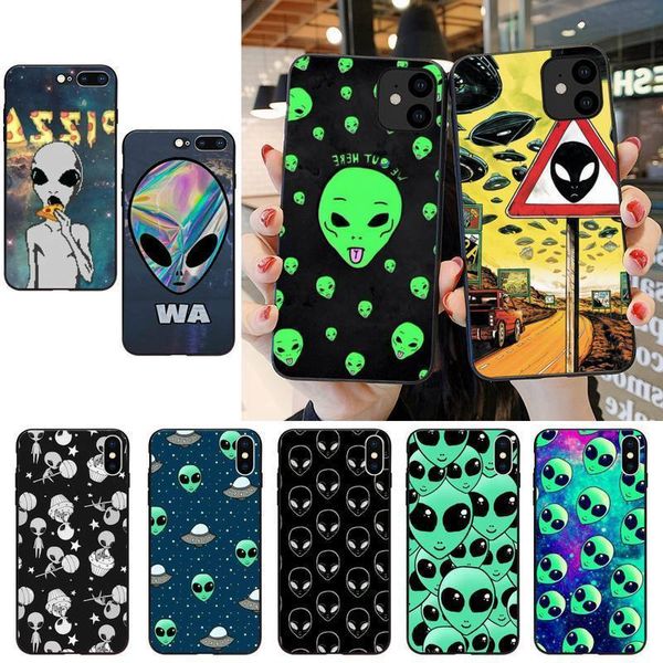 

чужеродные поверь ufo et diy печать телефон shell для iphone se2 11 pro max xs xr 8 7 6 plus 5 5s se case 12 мини 12promax