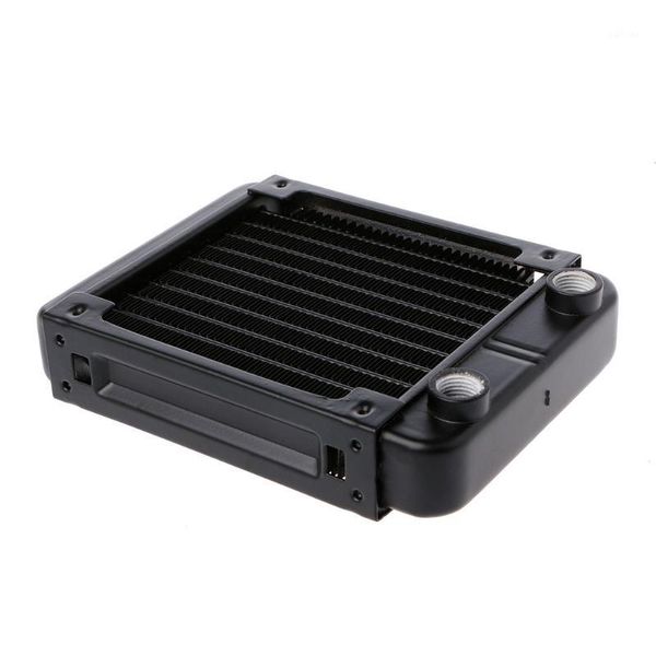 

fans & coolings 80/120/240/360mm aluminum computer radiator water cooler 10 tube cpu heat sink exchanger1