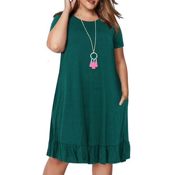 

spring big size 9xl dress for fat mm woman dress loose solid ruffles plus size women clothing 9xl dress vestidos, Black;gray
