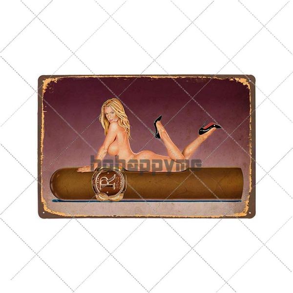 

shop bar decor plaque art cigar tin vintage pub poster signs pin wall 20x30cm decorative cafe up plate cigars metal home bbyjqr lipper