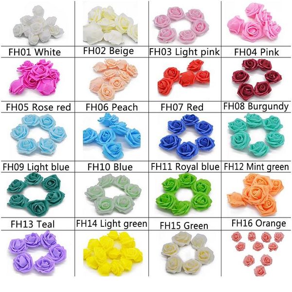 

4cm 20pcs artificial flowers wedding decoration pe foam rose flower head diy scrapbooking fake flowers bouquet ho jllyez