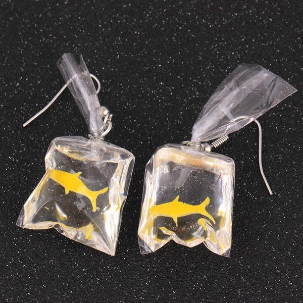 

мода прозрачный мешок goldfish мотаться серьги bijoux femme букле d'oreille крюк серьги женщин способа ювелирных изделий подарка sqcxgt bdef, Golden