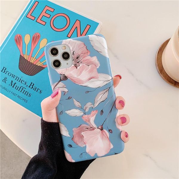 

flykylin ретро цветы чехол для iphone xs max хг x 11 pro max 6 6s 7 8 плюс задняя крышка моды мягкий wmtrhl infant2005