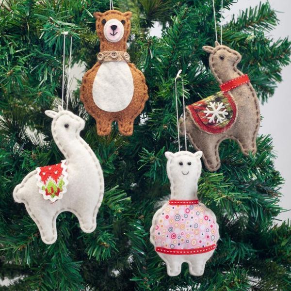 

pendant santa claus snowman gift hanging pendants xmas tree brushed cloth socks set christmas decoration dwf682
