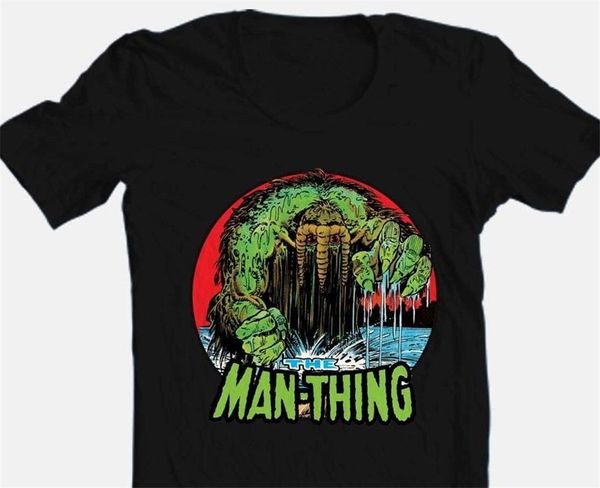 

the man-thing t-shirt black bronze age comics comic book superhero cotton tee shirt m xl 2xl 3xl sport hooded sweatshirt hoodie