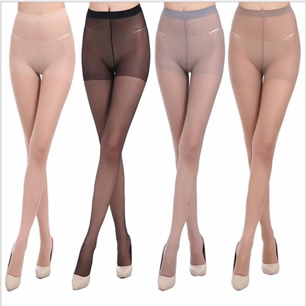 Calze erotiche in nylon da donna per calzini sessuali Collant Calze a rete Collant con accesso