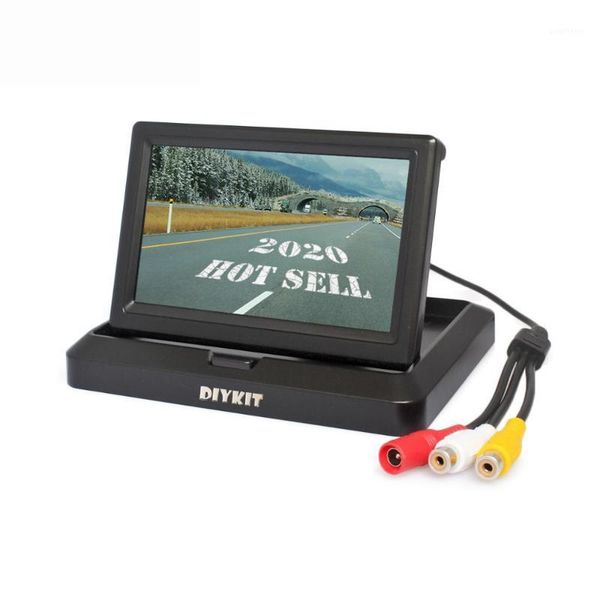 

parking reverse monitor system with 5 inch tft lcd display monitor universal reverse rear view car for camera dvd vcr1