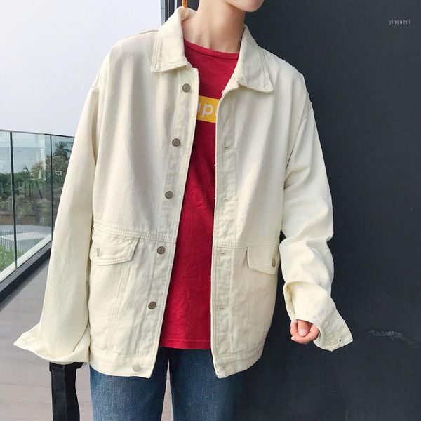 

autumn cotton jacket men's fashion solid color casual jackets mens streetwear wild loose hip hop bomber jacket men m-2xl1, Black;brown