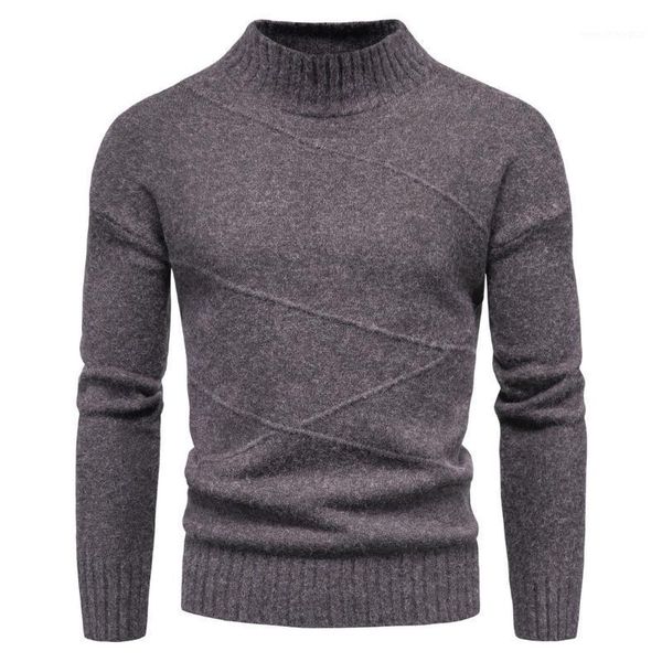 

men's sweaters men's sweater autumn striped knitted turtleneck sweater1, White;black